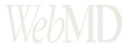 Webmd logo, white wordmark version, on a transparent background