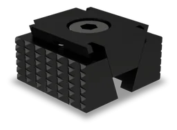 Wedge Clamp System logo, black version, on a transparent background
