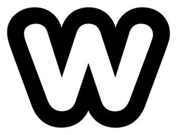 Weebly logo, black version, on a transparent background