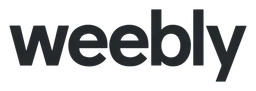 Weebly logo, black wordmark version, on a transparent background