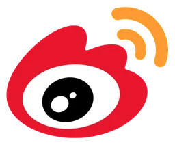 Weibo logo, icon version, on a transparent background