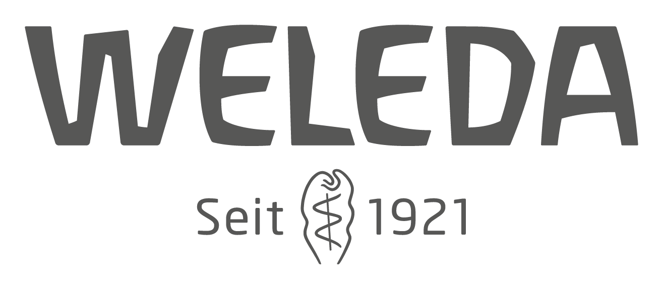 Weleda logo on a transparent background