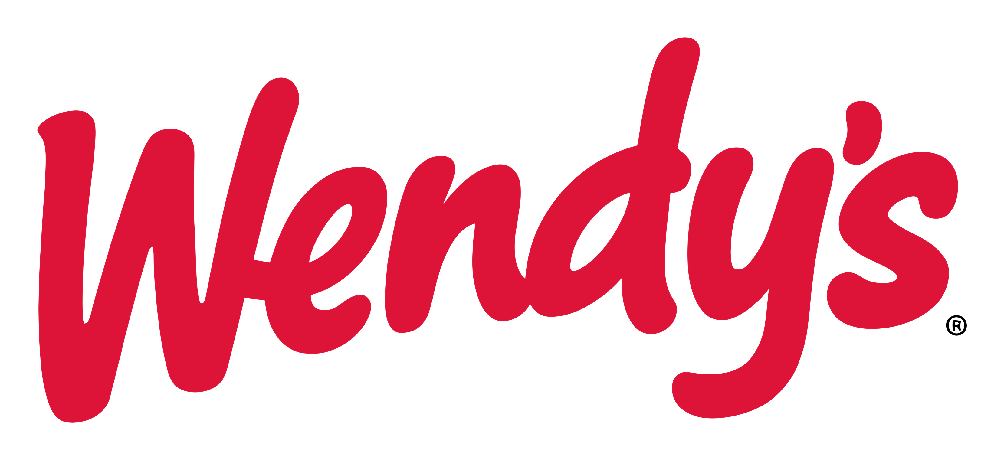 Wendys logo on a transparent background