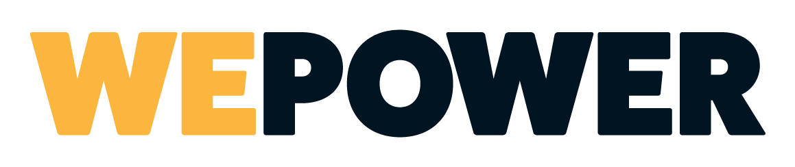 Wepower logo on a transparent background