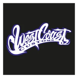 West Coast Customs logo, black icon version, on a transparent background
