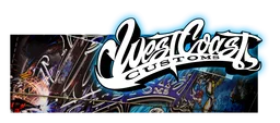 West Coast Customs logo, wordmark version, on a transparent background