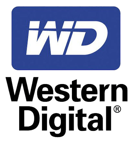 Western Digital logo, icon version, on a transparent background