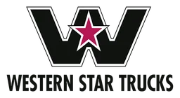 Western Star のロゴ、ブラックバージョン（背景透過）