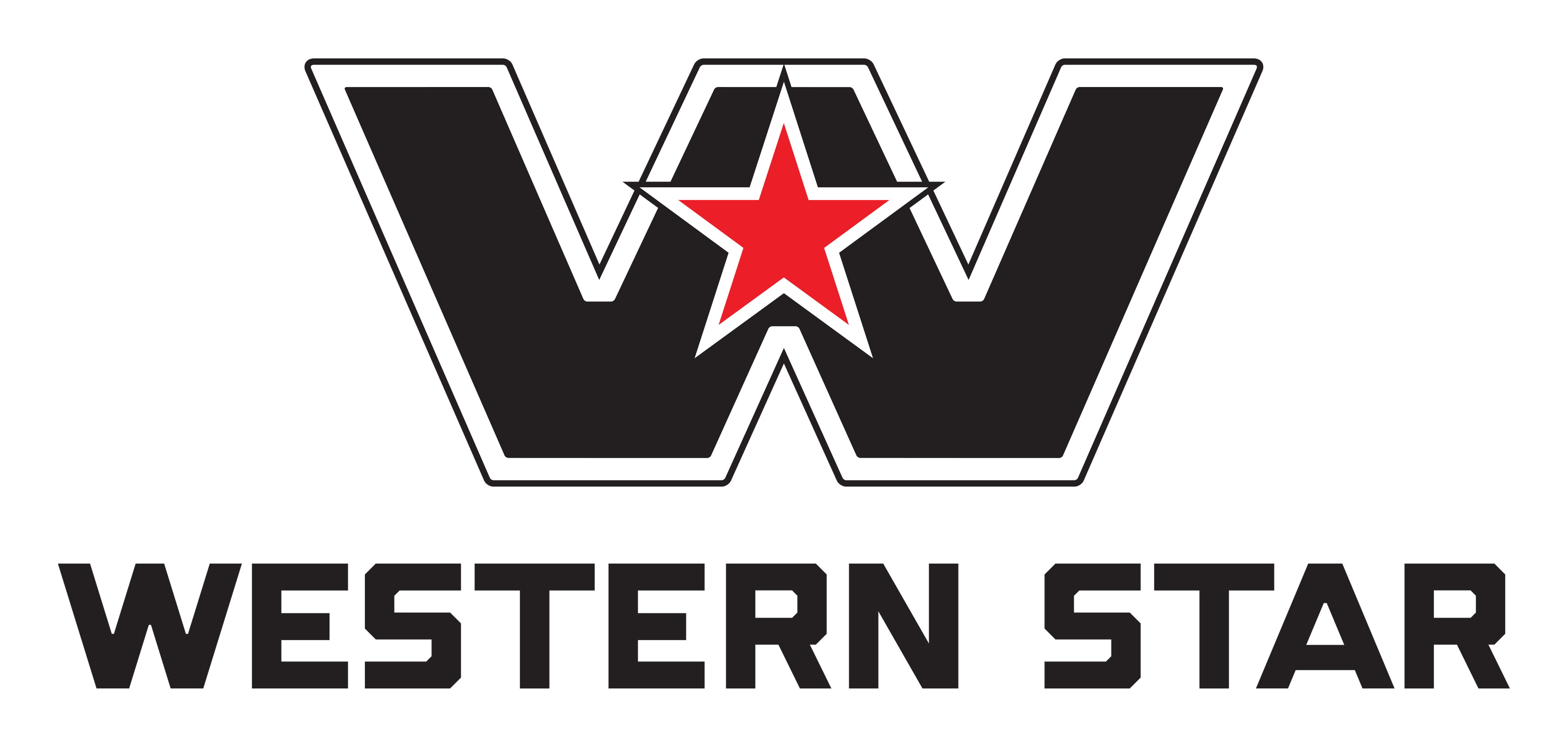 Western Star のロゴ（背景透過）