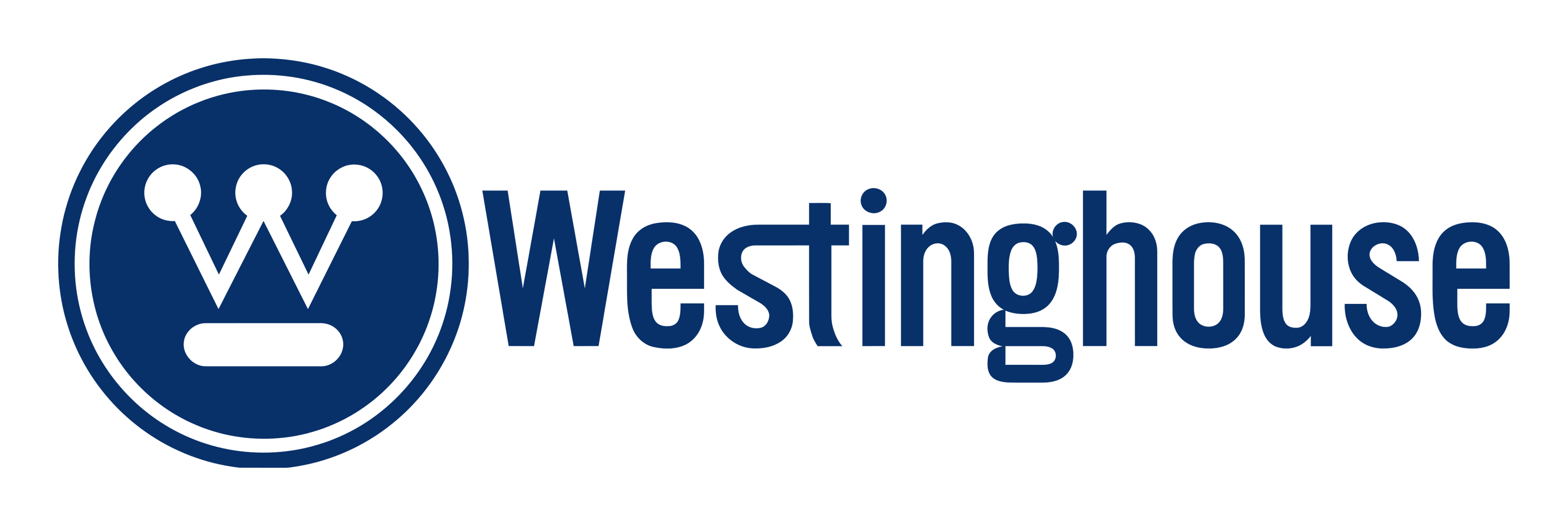 Westinghouse logo on a transparent background