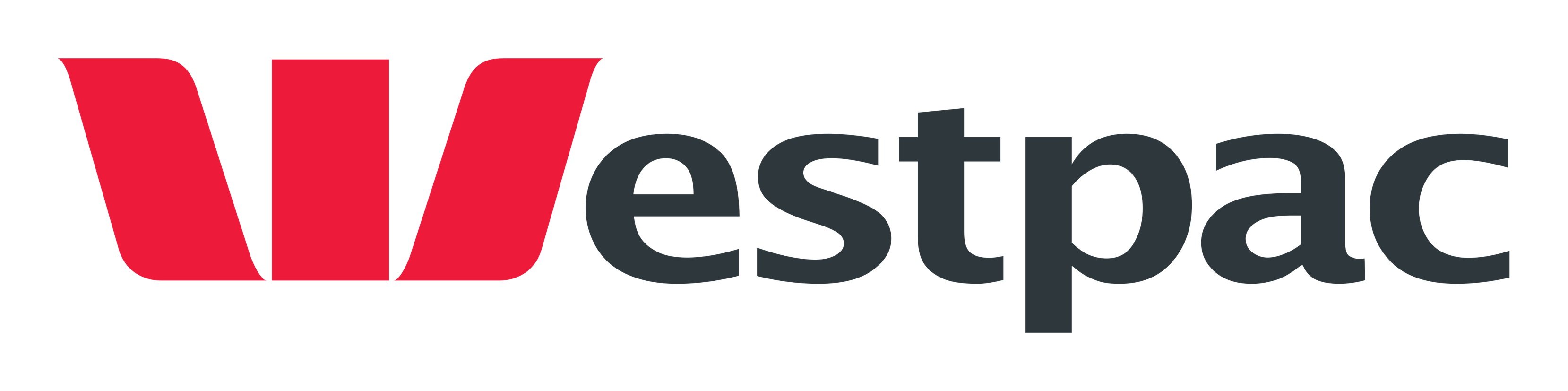 Westpac logo on a transparent background