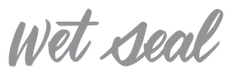 Wet Seal logo, monochrome wordmark version, on a transparent background