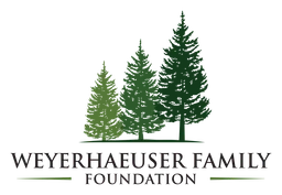 Weyerhaeuser logo, horizontal version, on a transparent background