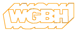 WGBH のロゴ、ロゴタイプバージョン（背景透過）