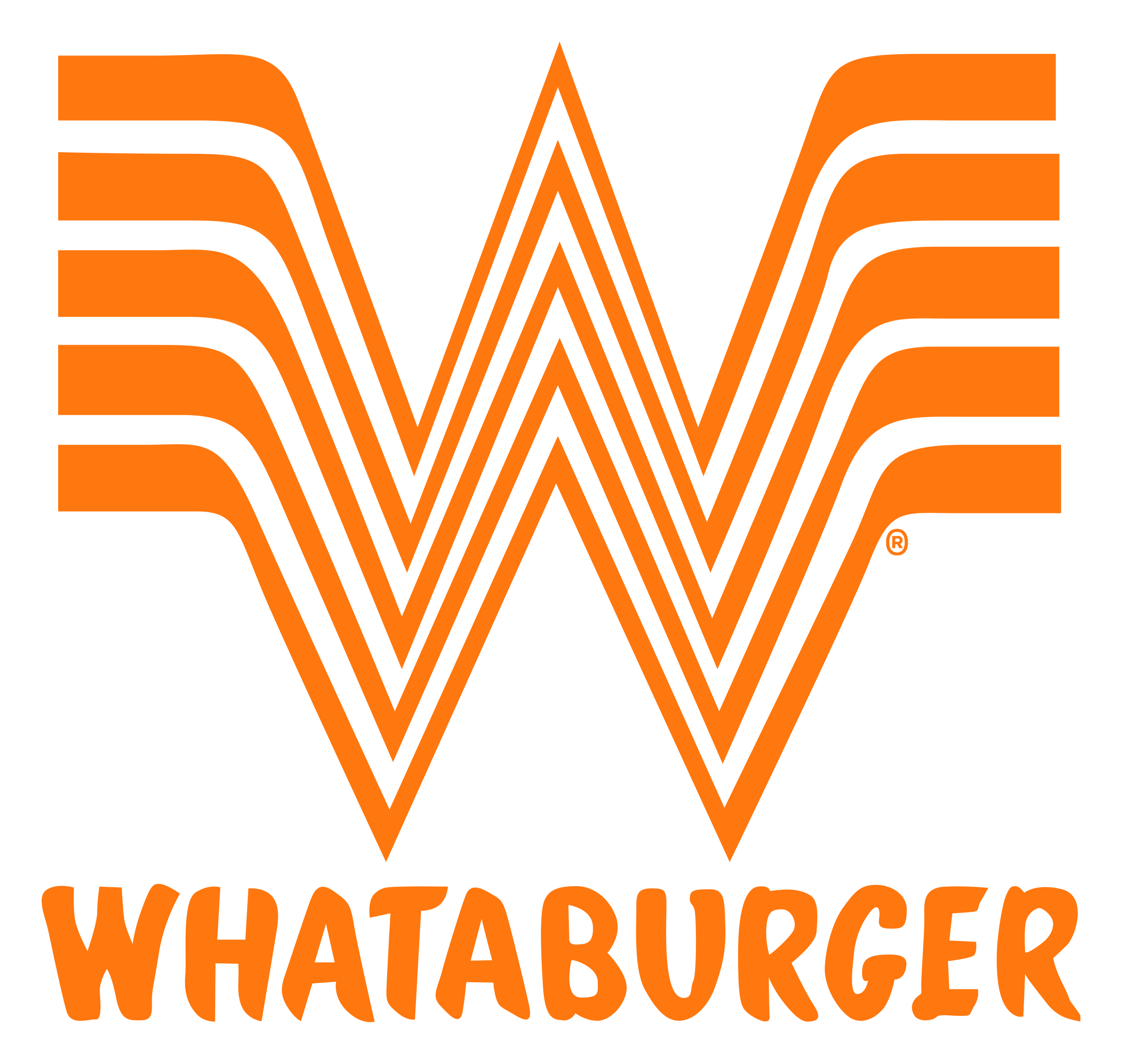 Whataburger logo on a transparent background