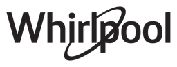 Whirlpool logo, black wordmark version, on a transparent background
