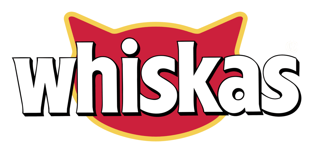 Whiskas logo on a transparent background