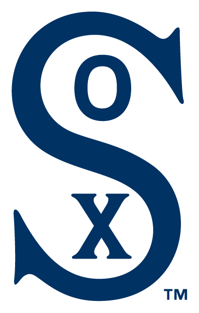 White Sox logo, horizontal version, on a transparent background