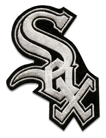 White Sox logo, monochrome version, on a transparent background