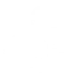 Whitecoin logo, white icon version, on a transparent background