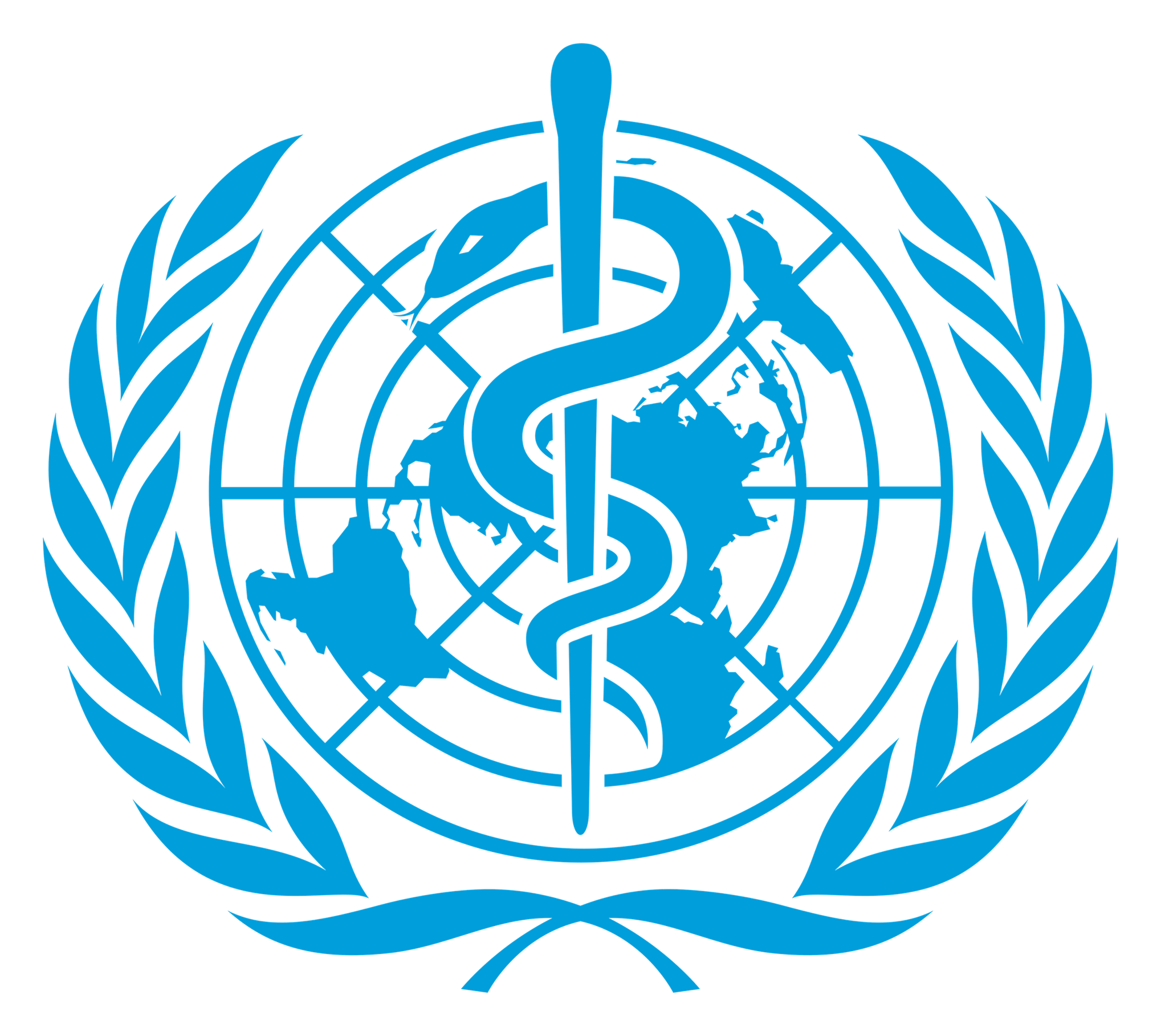 WHO logo on a transparent background