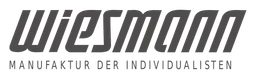 Wiesmann logo, black wordmark version, on a transparent background