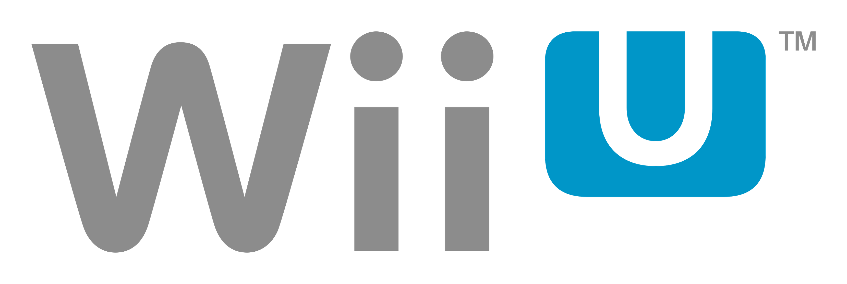 Wii U logo on a transparent background