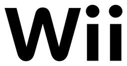 Wii Logo, Variante schwarz, auf transparentem Hintergrund