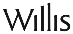 Willis logo, black version, on a transparent background