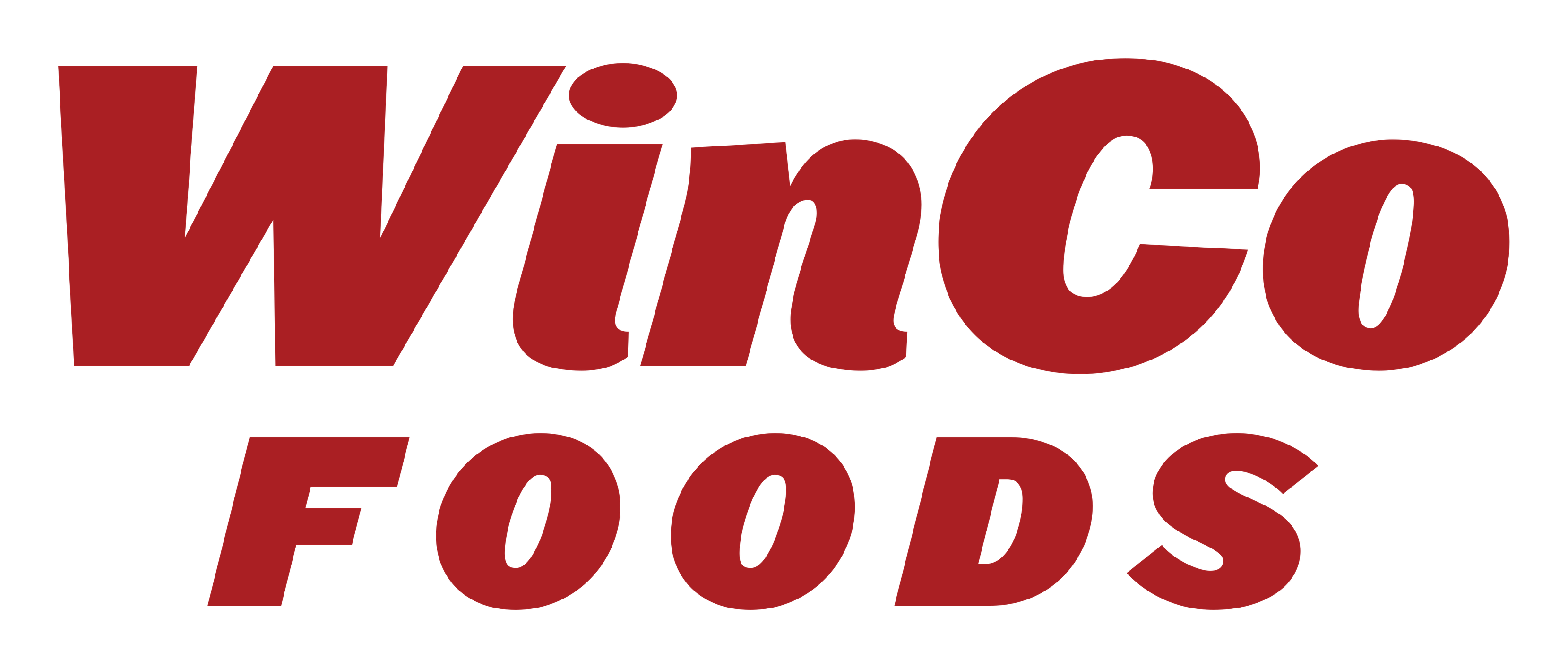 Winco Foods logo on a transparent background