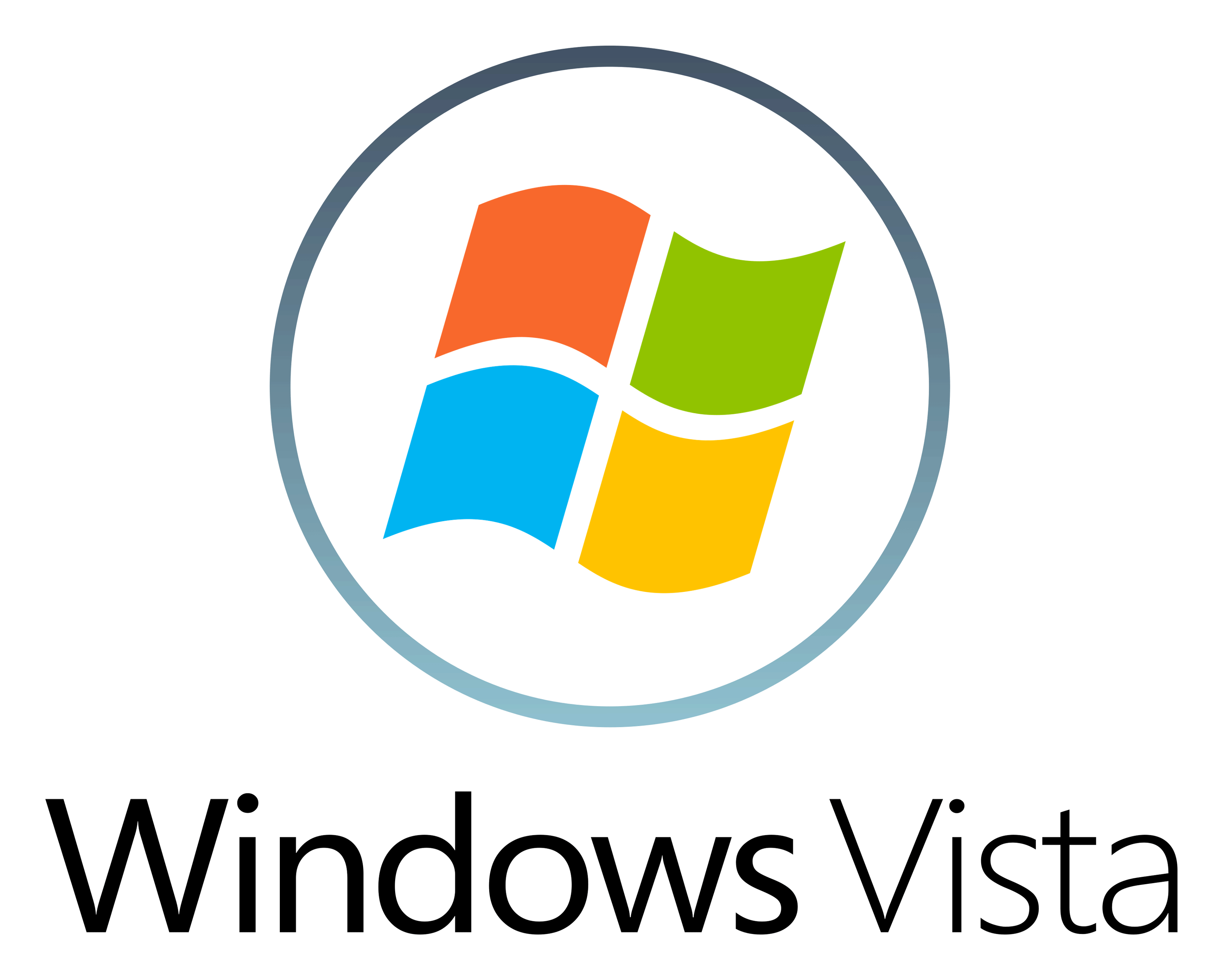 Windows Vista のロゴ（背景透過）