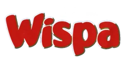 Wispa logo, horizontal version, on a transparent background