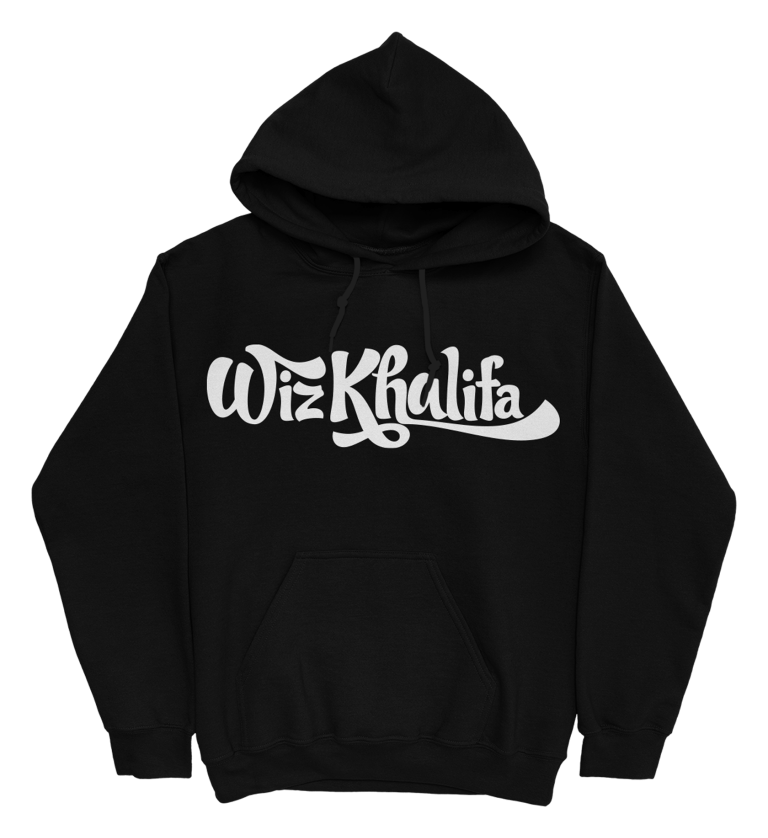 Wiz Khalifa logo, black icon version, on a transparent background