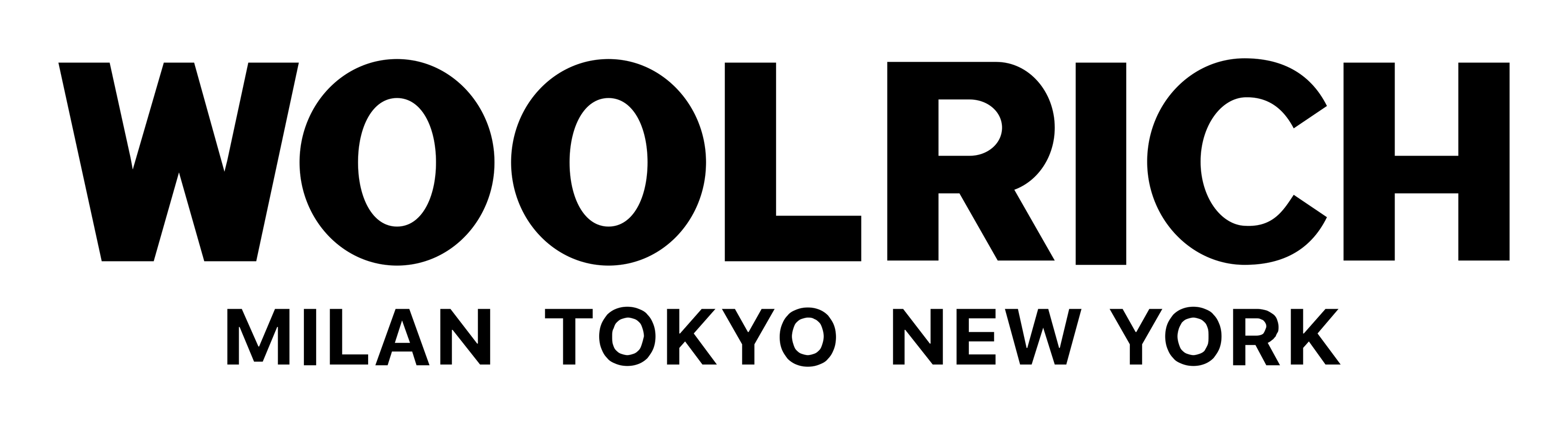 Woolrich logo on a transparent background