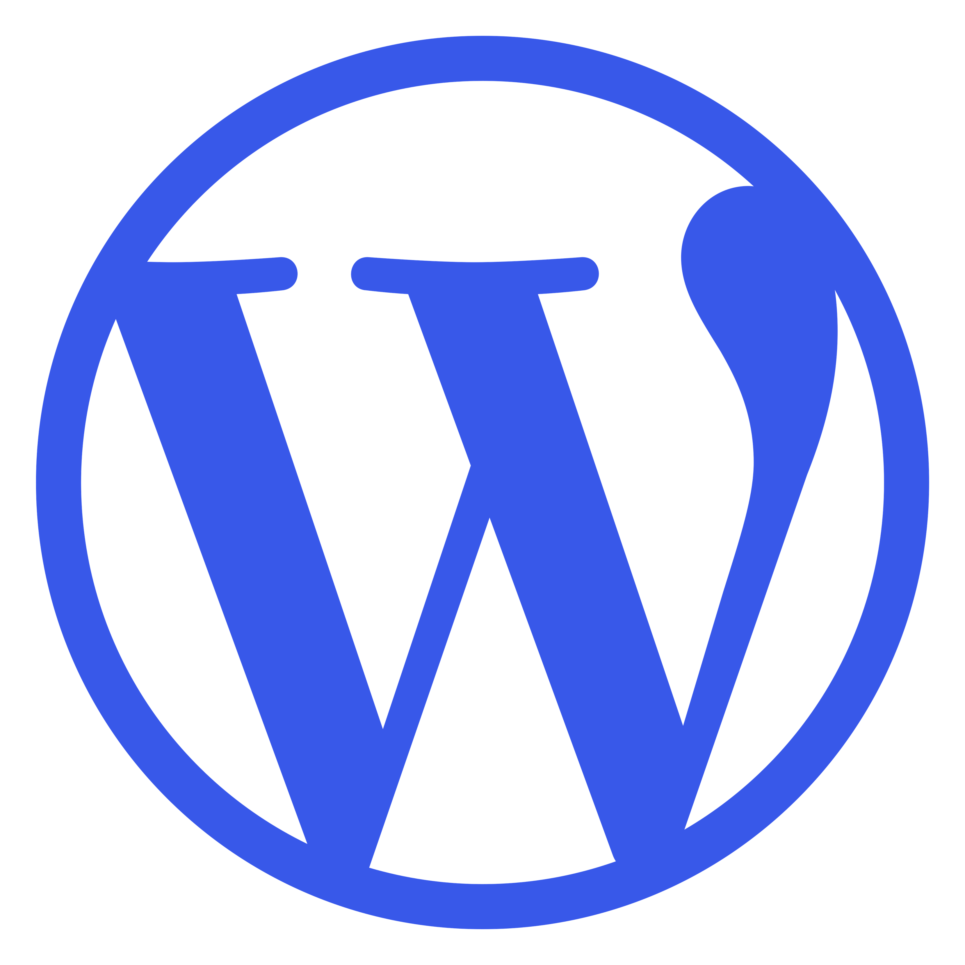 Wordpress logo on a transparent background