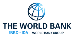 World Bank logo, horizontal version, on a transparent background