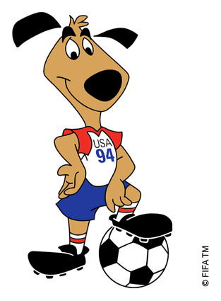World Cup 1994 logo, horizontal version, on a transparent background