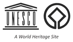 World Heritage logo, black version, on a transparent background
