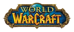 World of Warcraft logo, wordmark version, on a transparent background