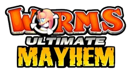 Worms logo, horizontal version, on a transparent background