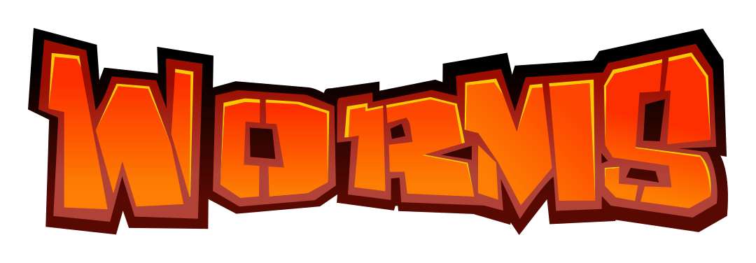Worms logo on a transparent background