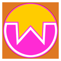 Wownero logo, horizontal version, on a transparent background