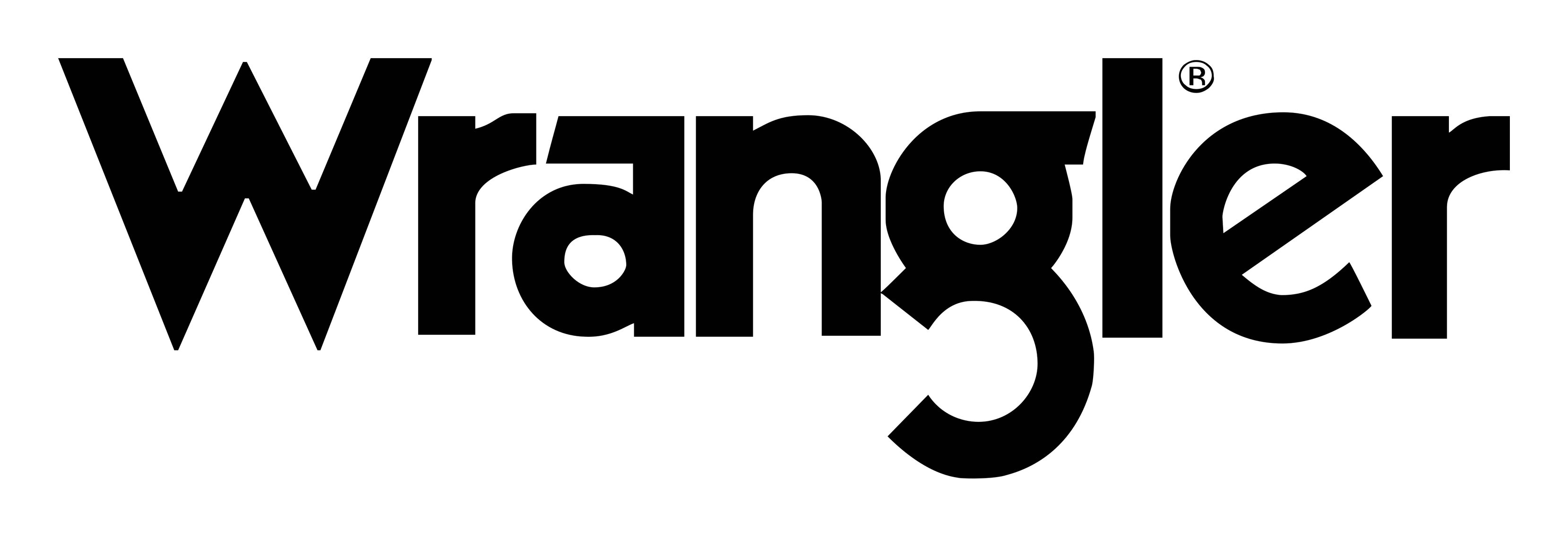 Wrangler logo on a transparent background