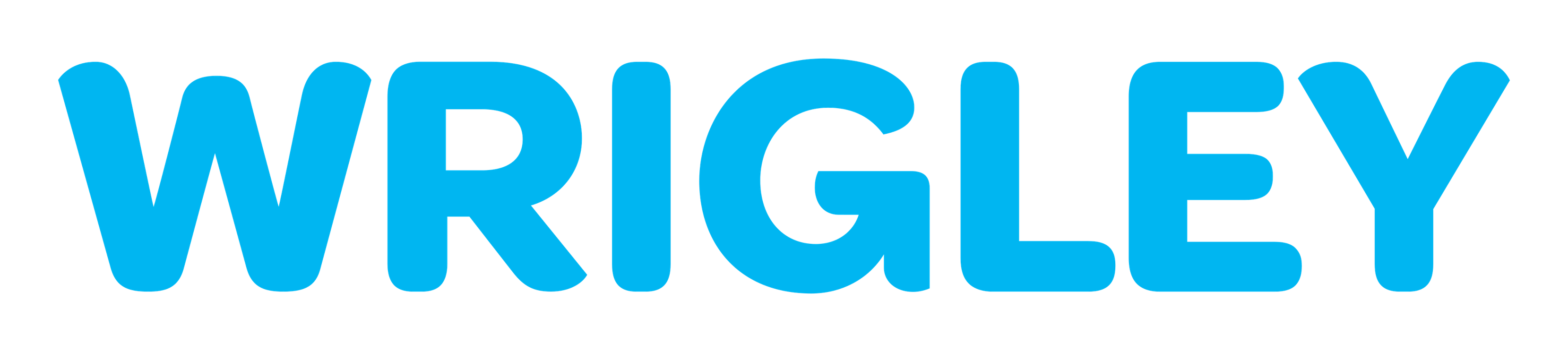 Wrigley logo on a transparent background