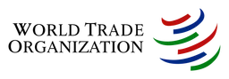 Wto logo, wordmark version, on a transparent background