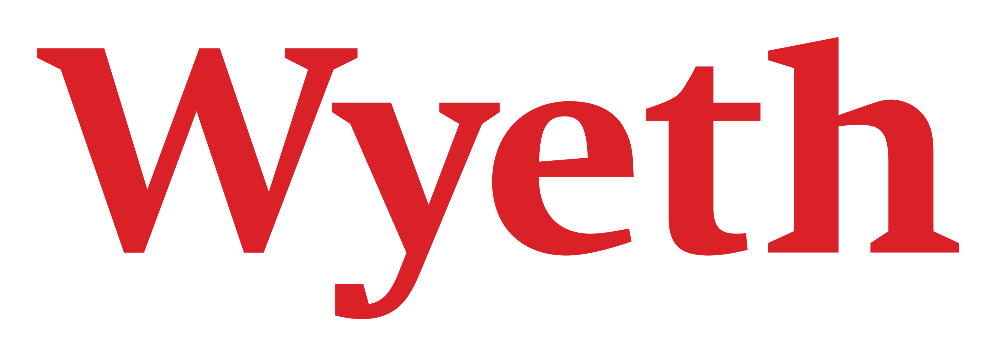Wyeth logo on a transparent background
