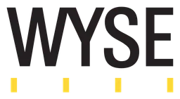 Wyse logo, black version, on a transparent background