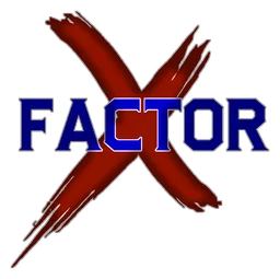 X Factor logo, icon version, on a transparent background