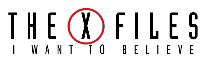 X Files logo on a transparent background