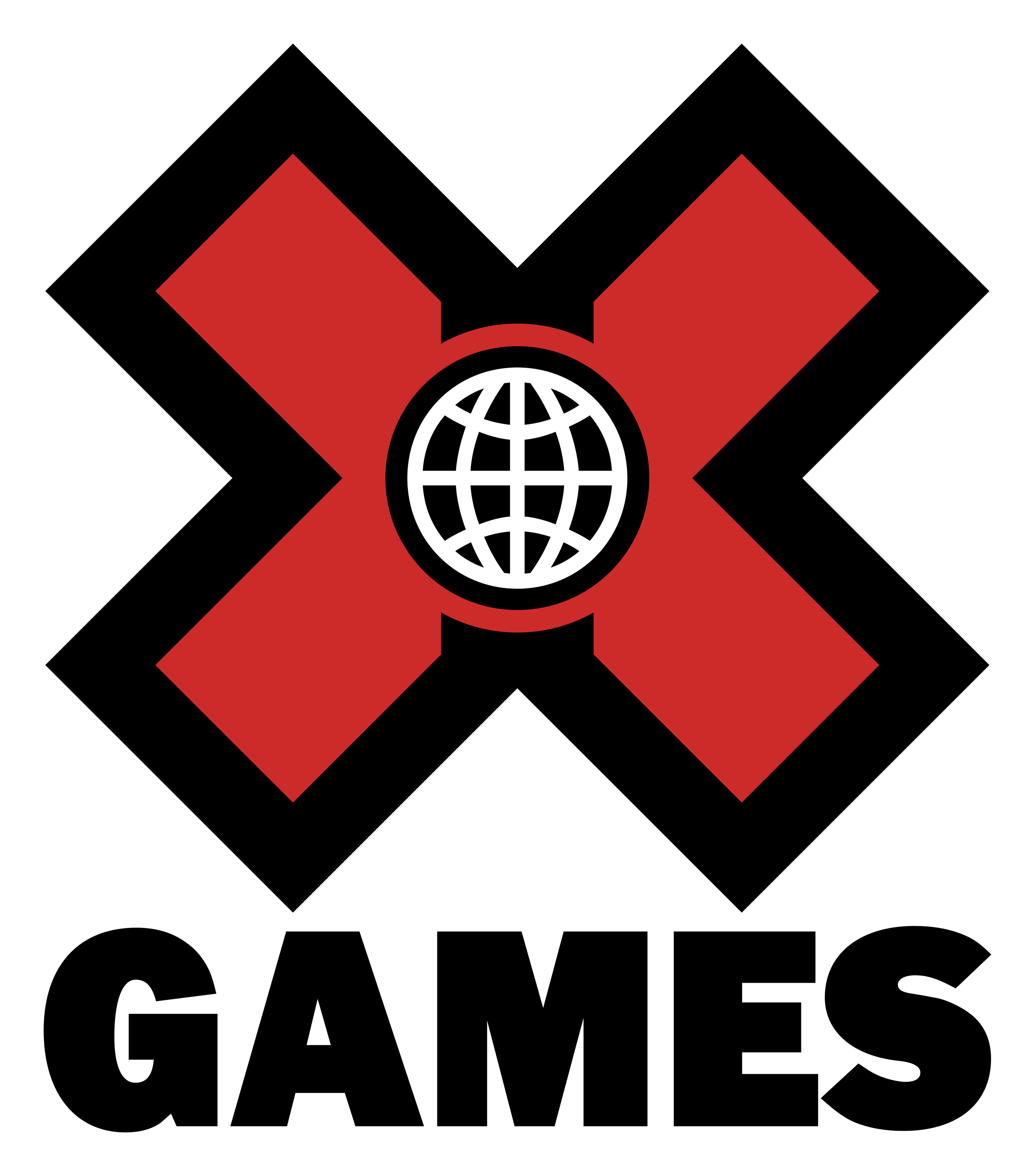 X Games logo on a transparent background